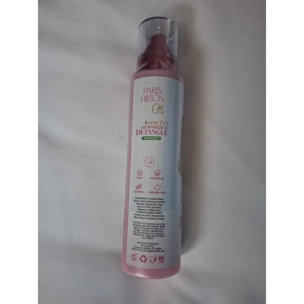 Paris Hilton Iconic Pet Deodorize & Detangle 10 FL OZ